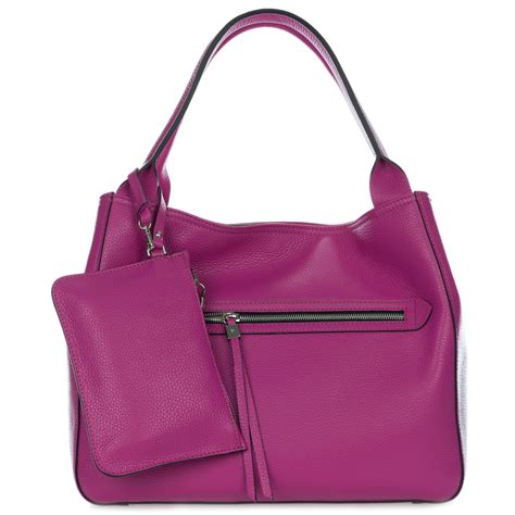 magenta designer bag